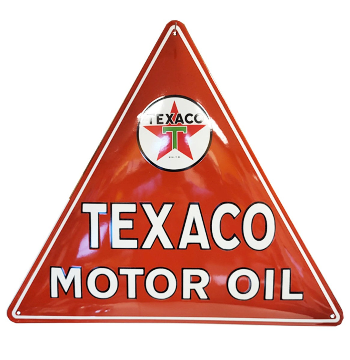 Texaco Motor Oil Emaille Bord - 49 x 57 cm