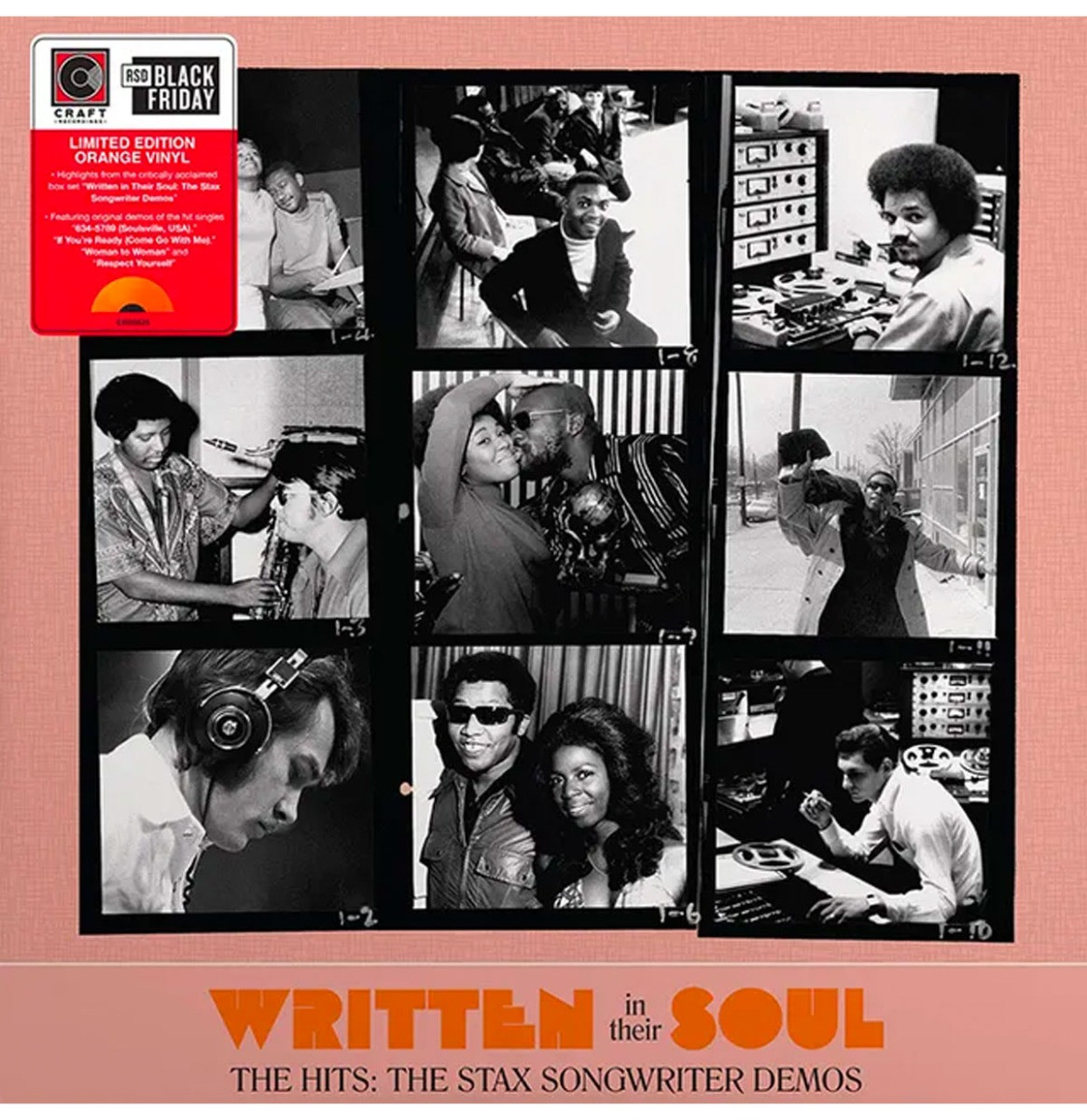 Various Artists - Written In Their Soul, The Hits: The Stax Songwriter Demos (Gekleurd Vinyl) (Record Store Day Black Friday 2023) LP