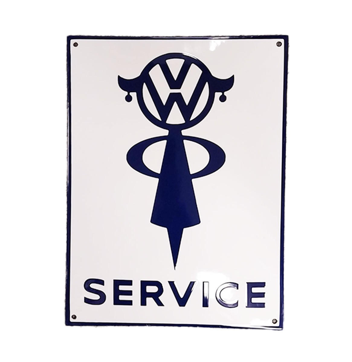 Volkswagen Service Vrouw Emaille Bord - 40 x 30cm