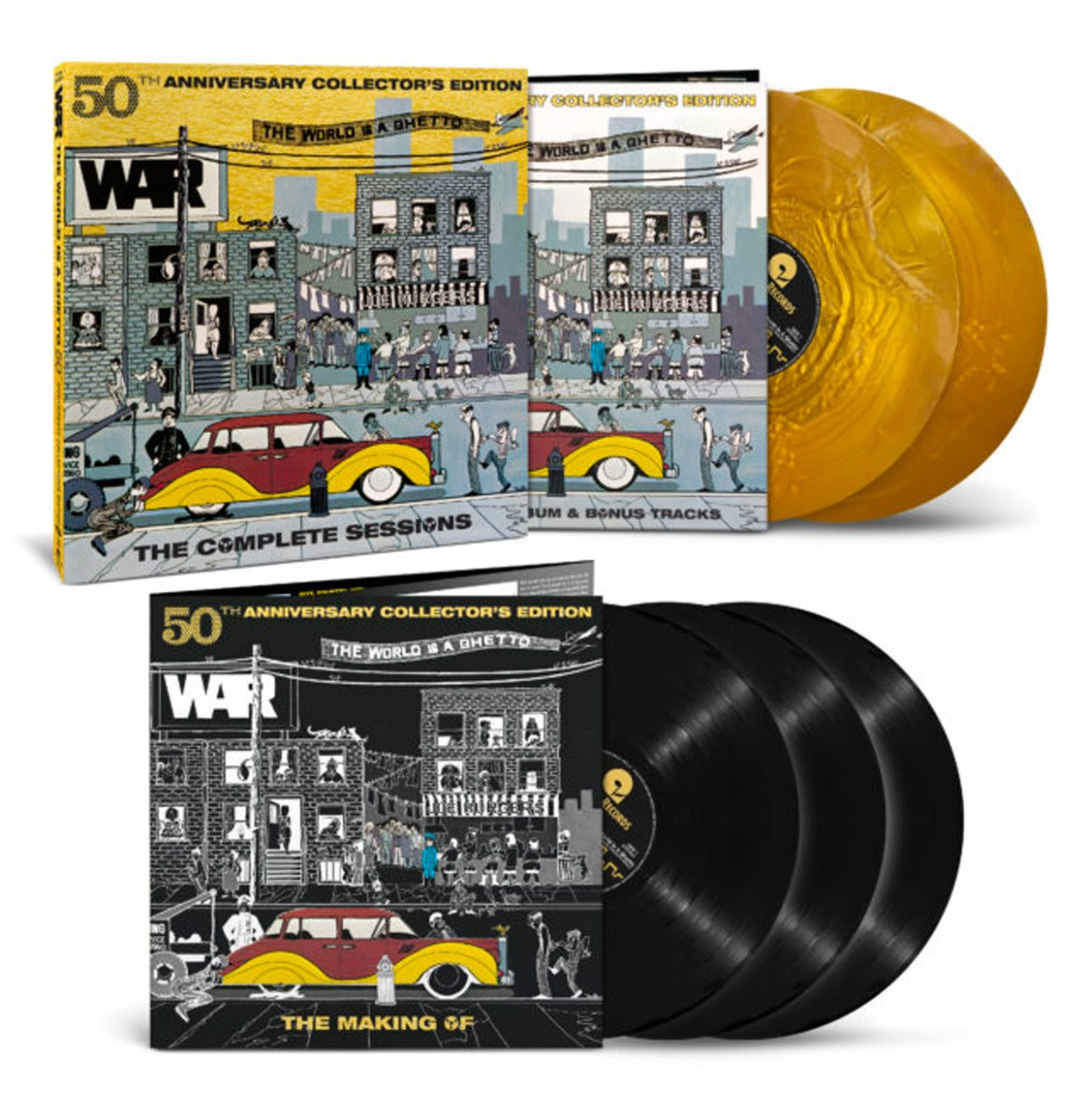 War - World Is A Ghetto: 50th Anniversary (Gekleurd Vinyl) (Record Store Day Black Friday 2023) 5LP