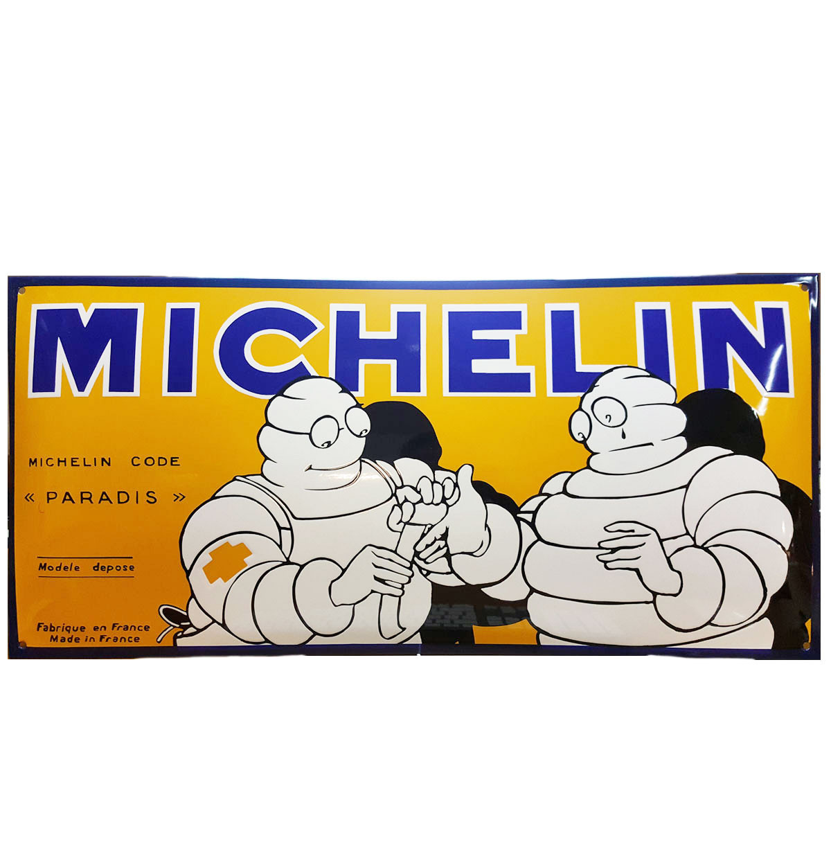 Michelin Zwaar Emaille Bord