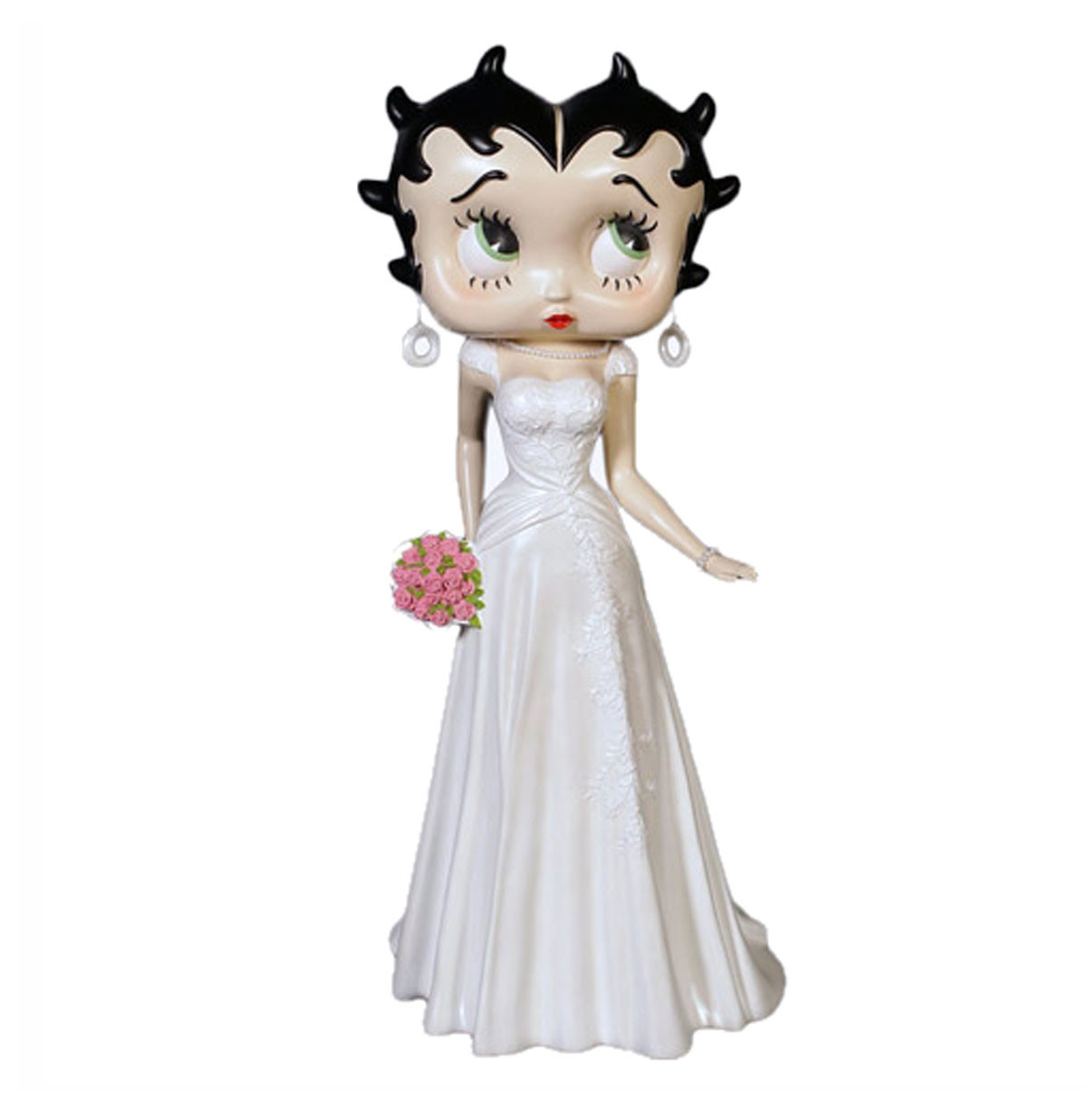 Betty Boop Wedding Dress Statue