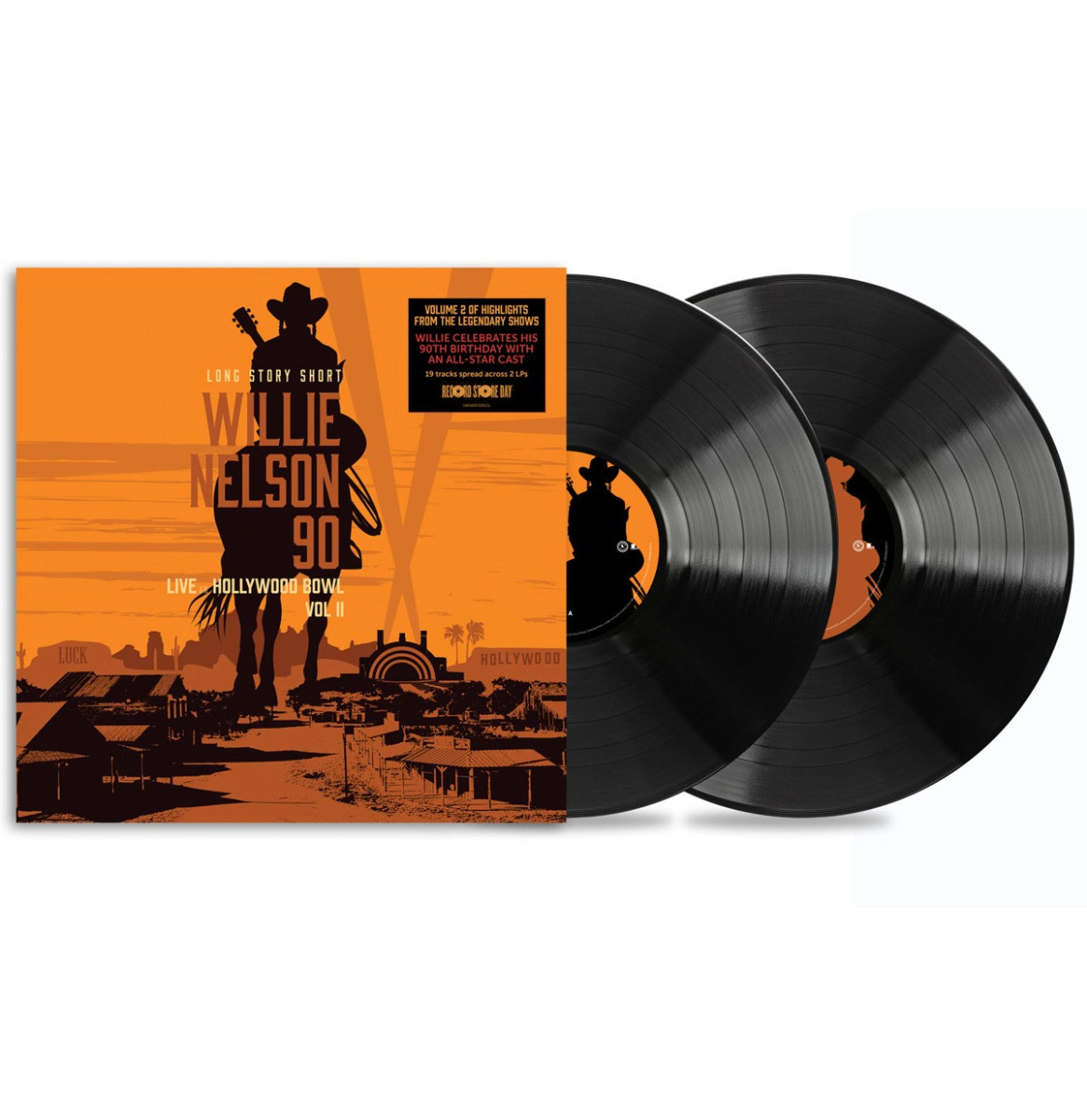 Willie Nelson - Long Story Short: Willie Nelson 90: Live At The Hollywood Bowl Vol. 2 (Record Store Day 2024) 2LP