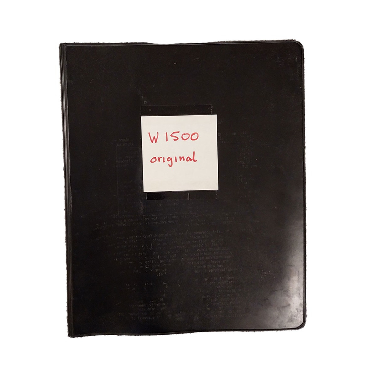 Wurlitzer 1500 Originele Handleiding