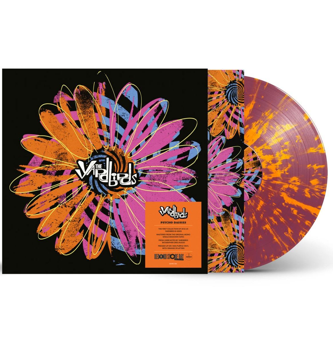Yardbirds - Psycho Daisies: The Complete B-Sides (Paars/ Oranje Vinyl) (Record Store Day 2024) LP