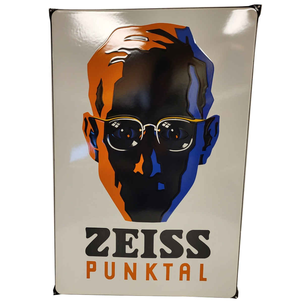 Zeiss Punktal Emaille Bord - 70 x 47 cm