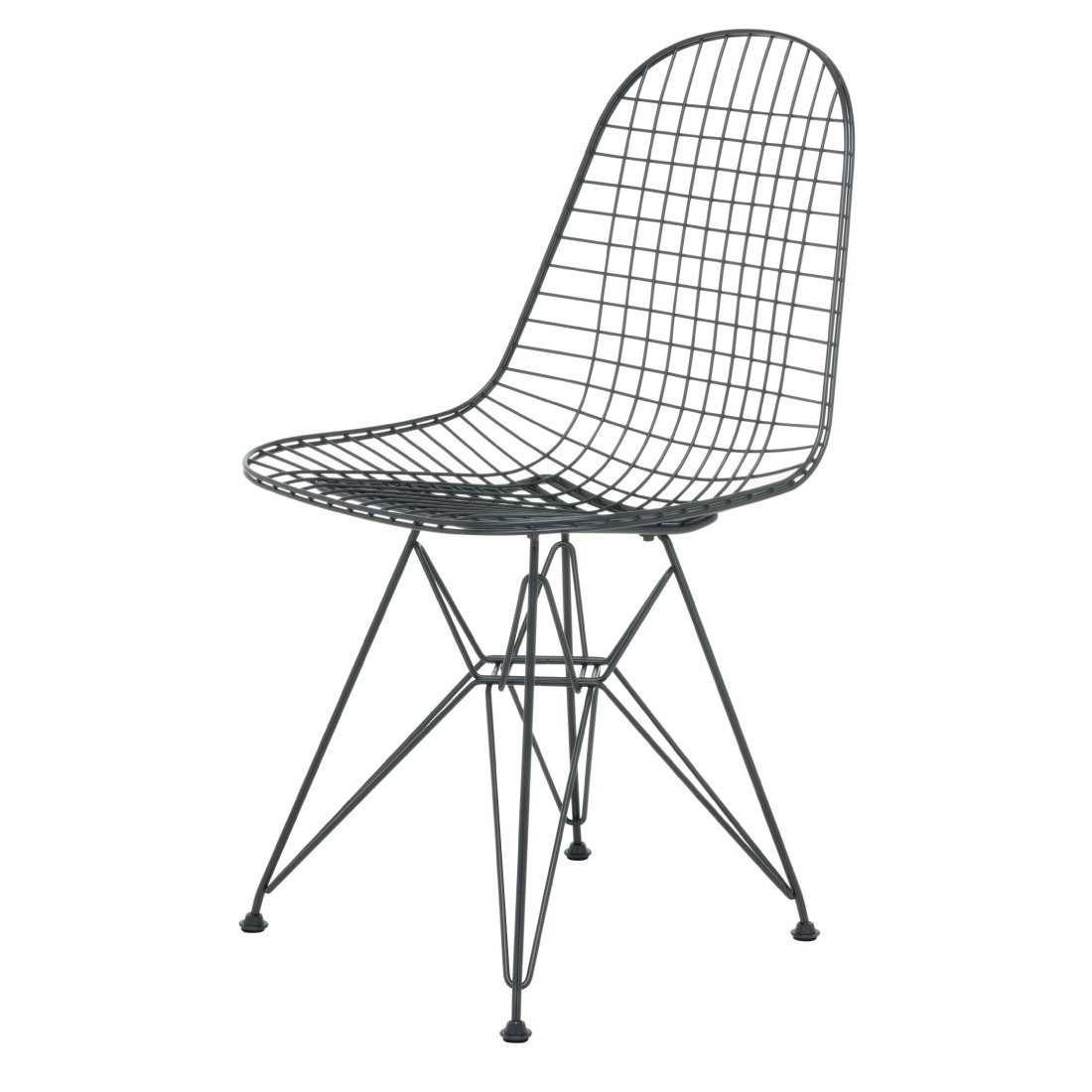 Vitra DKR Wire Chair Stoel Zwart