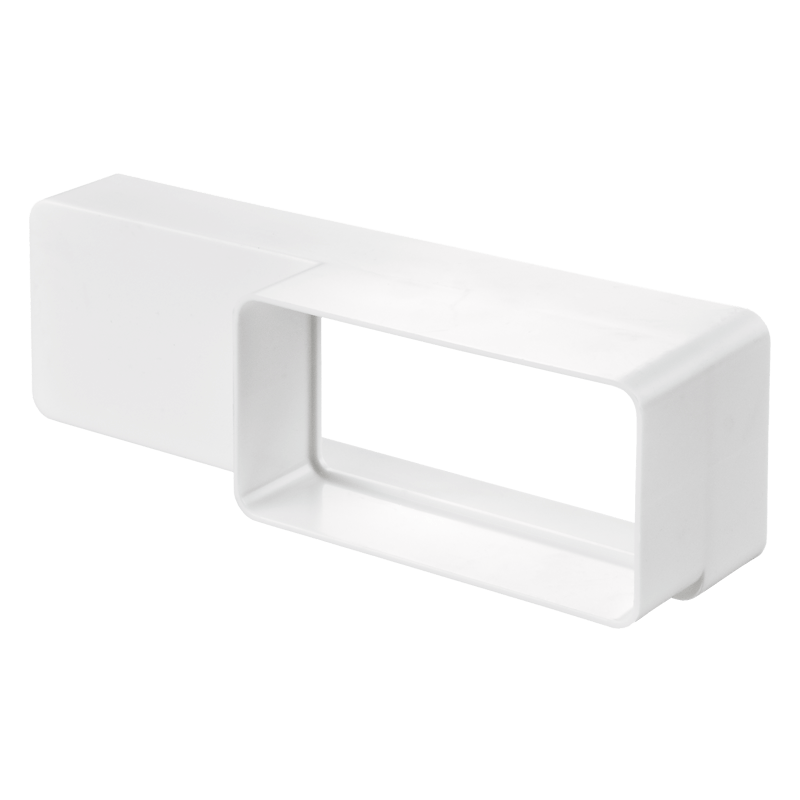 Kunststof Rechthoekig Verloop 204 X 60mm Naar 120 X 60mm - Asymmetrisch