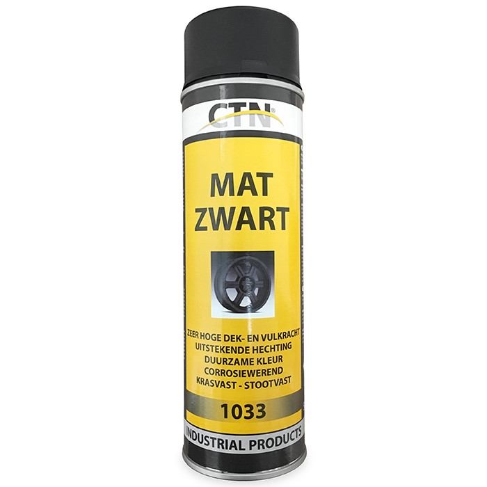 Ctn Coating Mat Zwart (500 Ml)