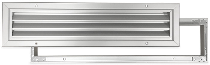 Deurrooster Aluminium Lxh 400 X 100mm (binnen- En Buitendeur) (g34-4010aa)