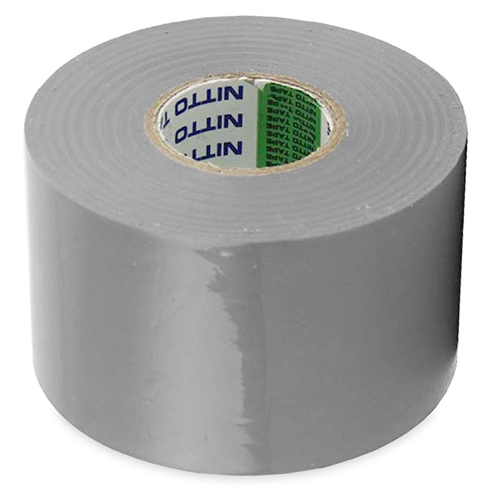 Nitto Pvc Tape - Grijs - Afdichtingstape Voor Luchtkanalen - 50mm (10 Meter)