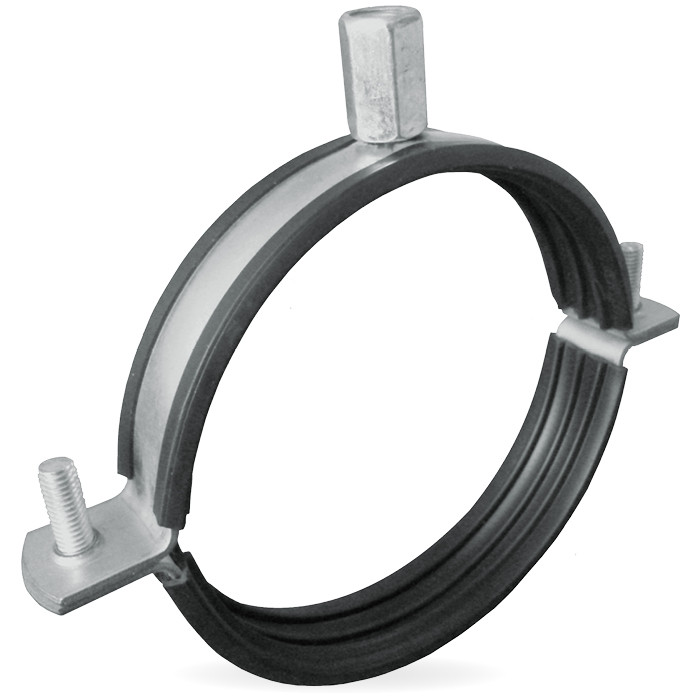 Ophangbeugel Voor Spirobuis Ø180mm Met Rubber Inlage