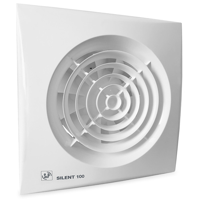 Badkamer/toilet Ventilator Soler & Palau Silent (100cz) - Ø 100mm - Standaard