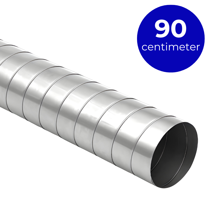 Spirobuis Ø 125mm - Staal - Lengte 90cm