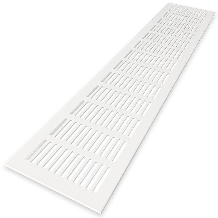 Ventilatiestrip Aluminium Lxh 500 X 100mm (g61-5010w) Wit Ral9010