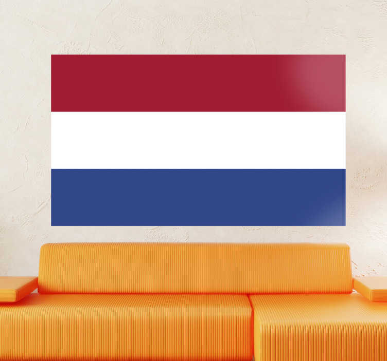 Muursticker vlag Nederland