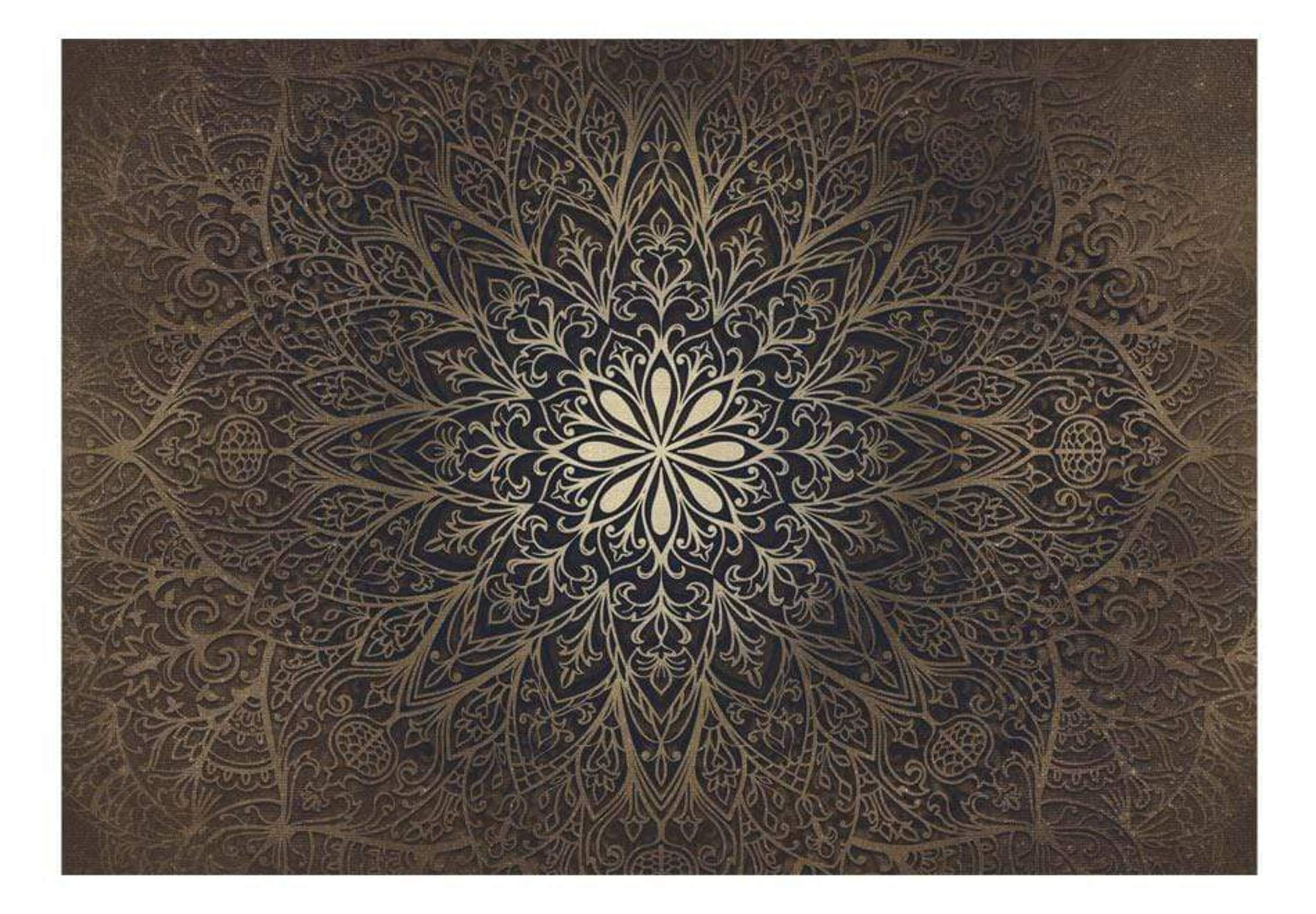 Fotobehang - Mandala 100x70cm - Vliesbehang