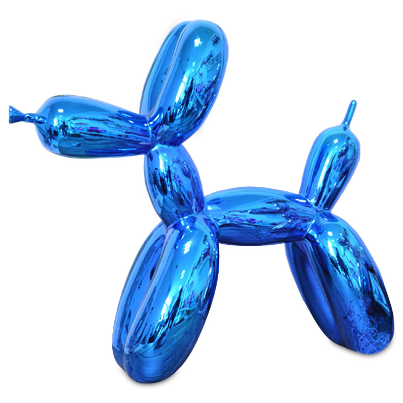 Статуэтка Jeff Koons Balloon Dog shining blue