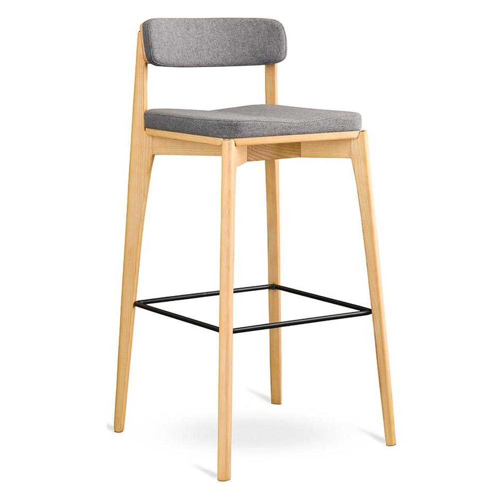 Барный стул из массива ясеня Elegant Ash Shape
