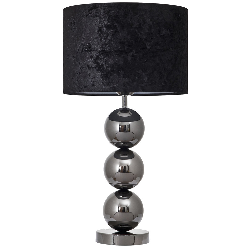 Настольная лампа с основанием в виде металлических сфер Balance Table Lamp Black