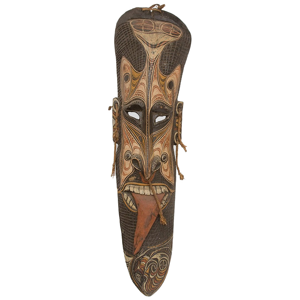 Деревянная маска ручной работы Papuan Mask