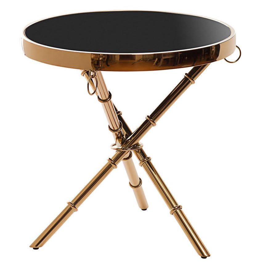 Стол Metal Bamboo Table pink gold