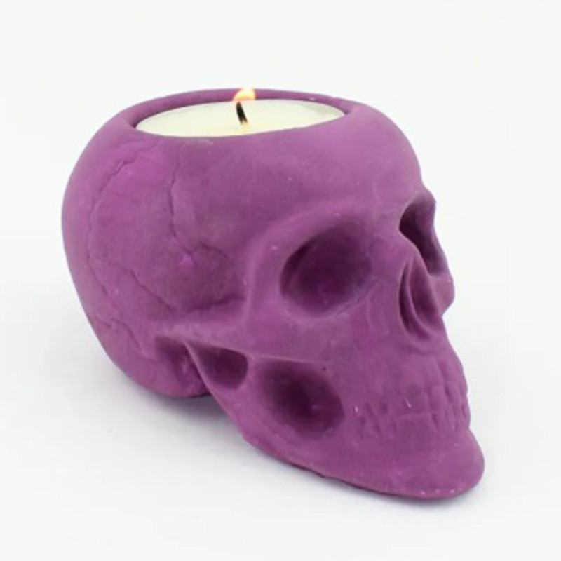 Подсвечник Purple Skull