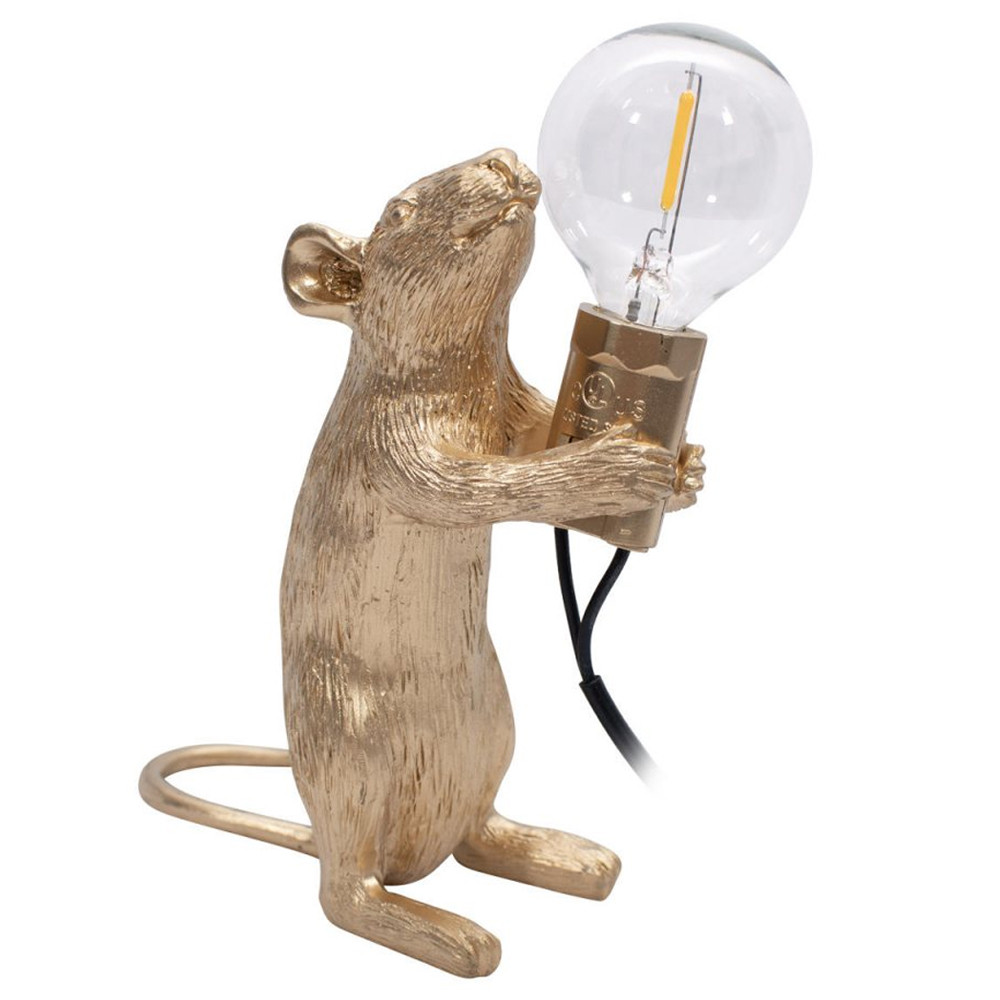 Настольная лампа Mouse gift Gold