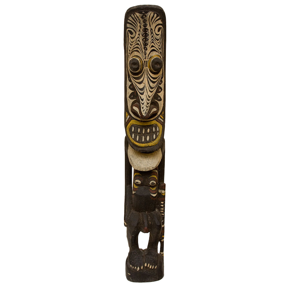 Деревянная статуэтка Абориген в маске Aboriginal Man in Mask