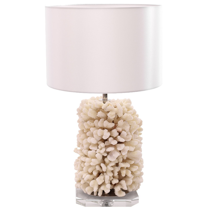 Настольная лампа Beige Coral Table Lamp с абажуром