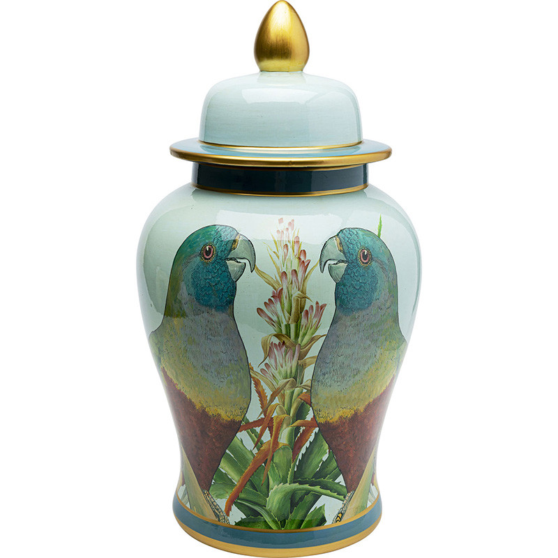 Ваза Porcelain Vase Parrots