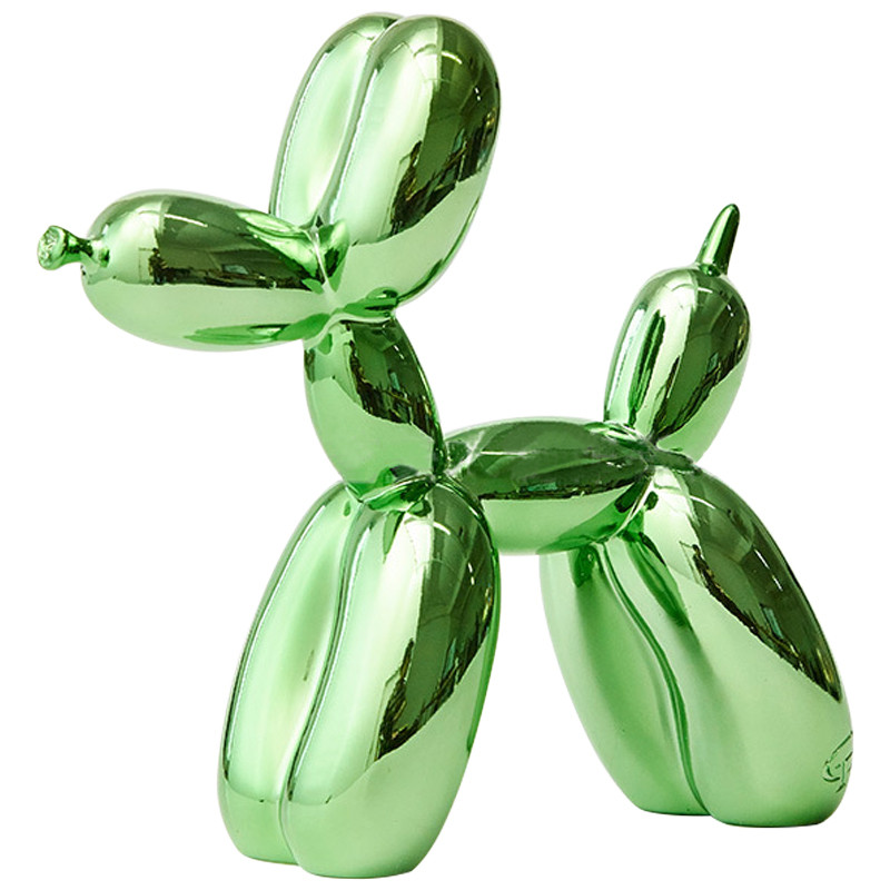 Статуэтка Jeff Koons Balloon Dog Chrome Green