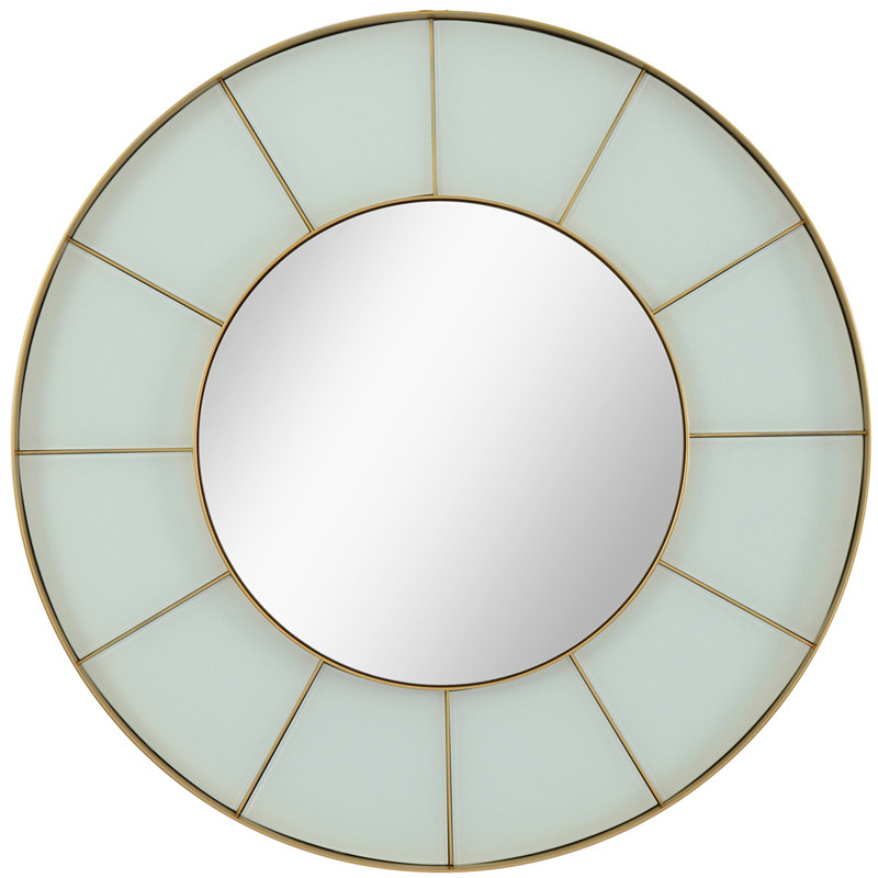 Зеркало Sectors Circle Mirror white