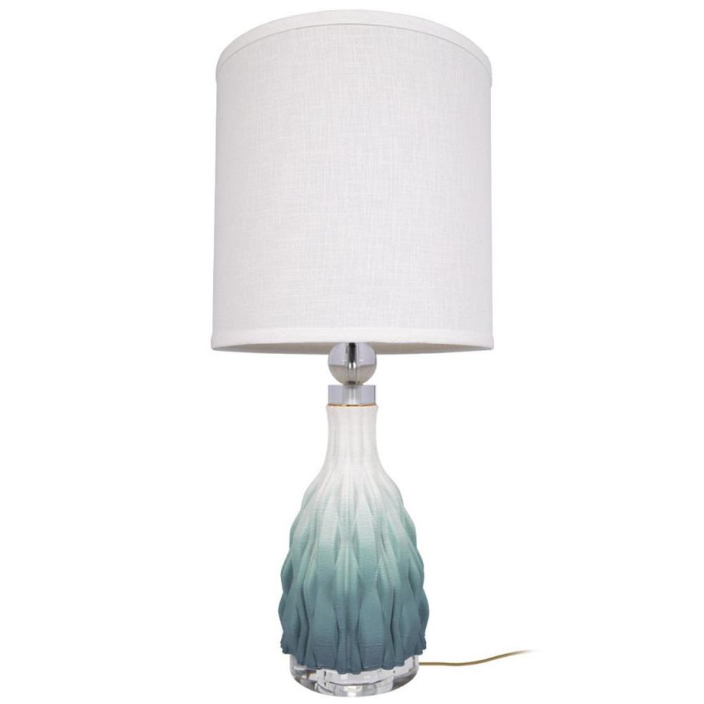 Настольная лампа с абажуром Blue Gradient