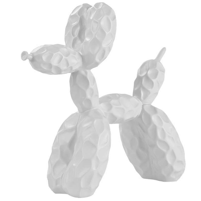 Статуэтка Jeff Koons Balloon Dog Crumpled White