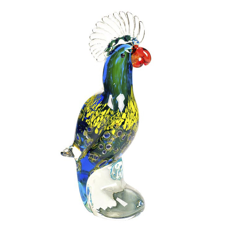 Статуэтка Glass Colored Parrot