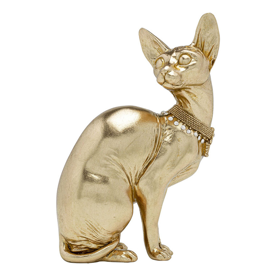 Статуэтка золотая кошка Sphinx Cat