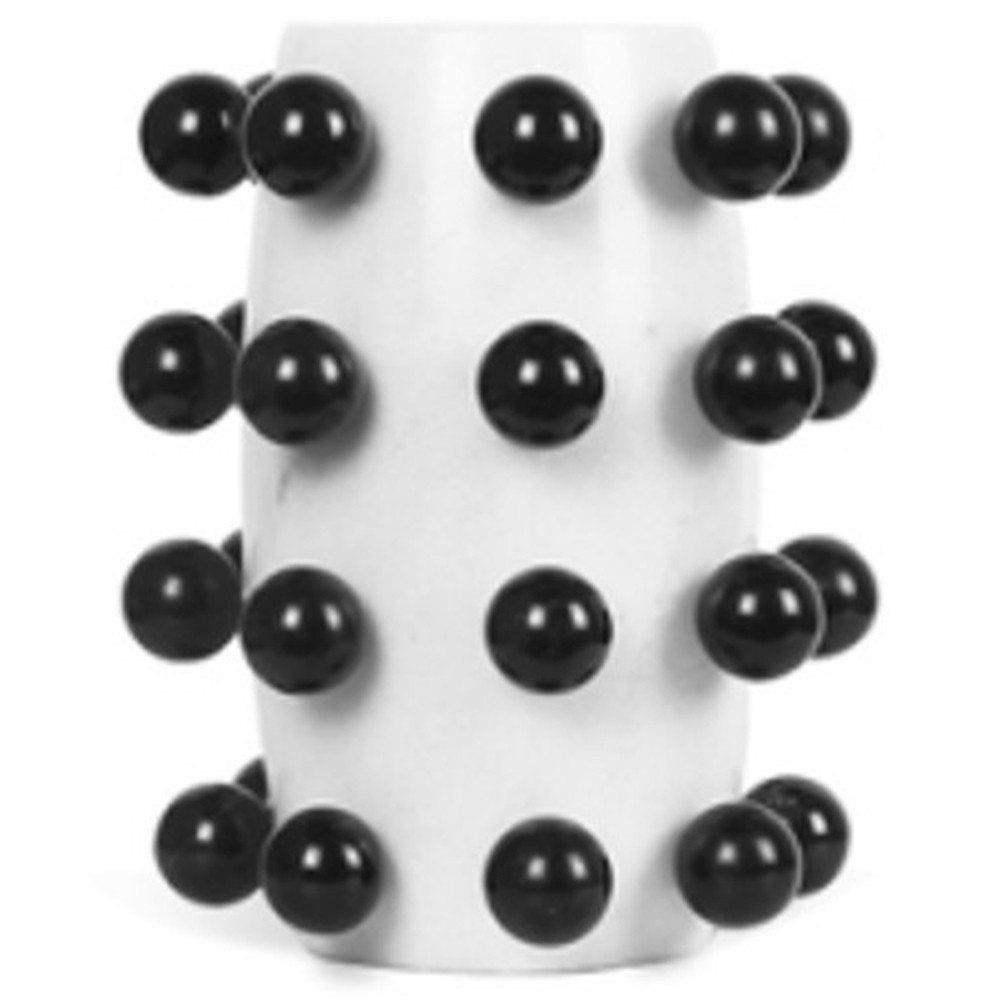 Ваза Molecule Vase White Black Spheres