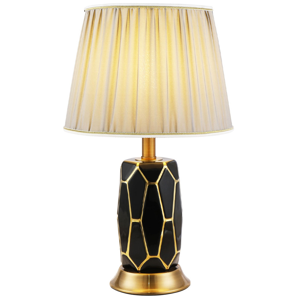 Настольная лампа с абажуром Fiorella Table Lamp Black