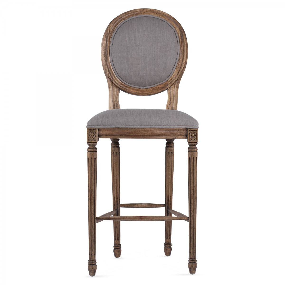 Барный стул REGENCY MEDALLION BARSTOOL Taupe Linen