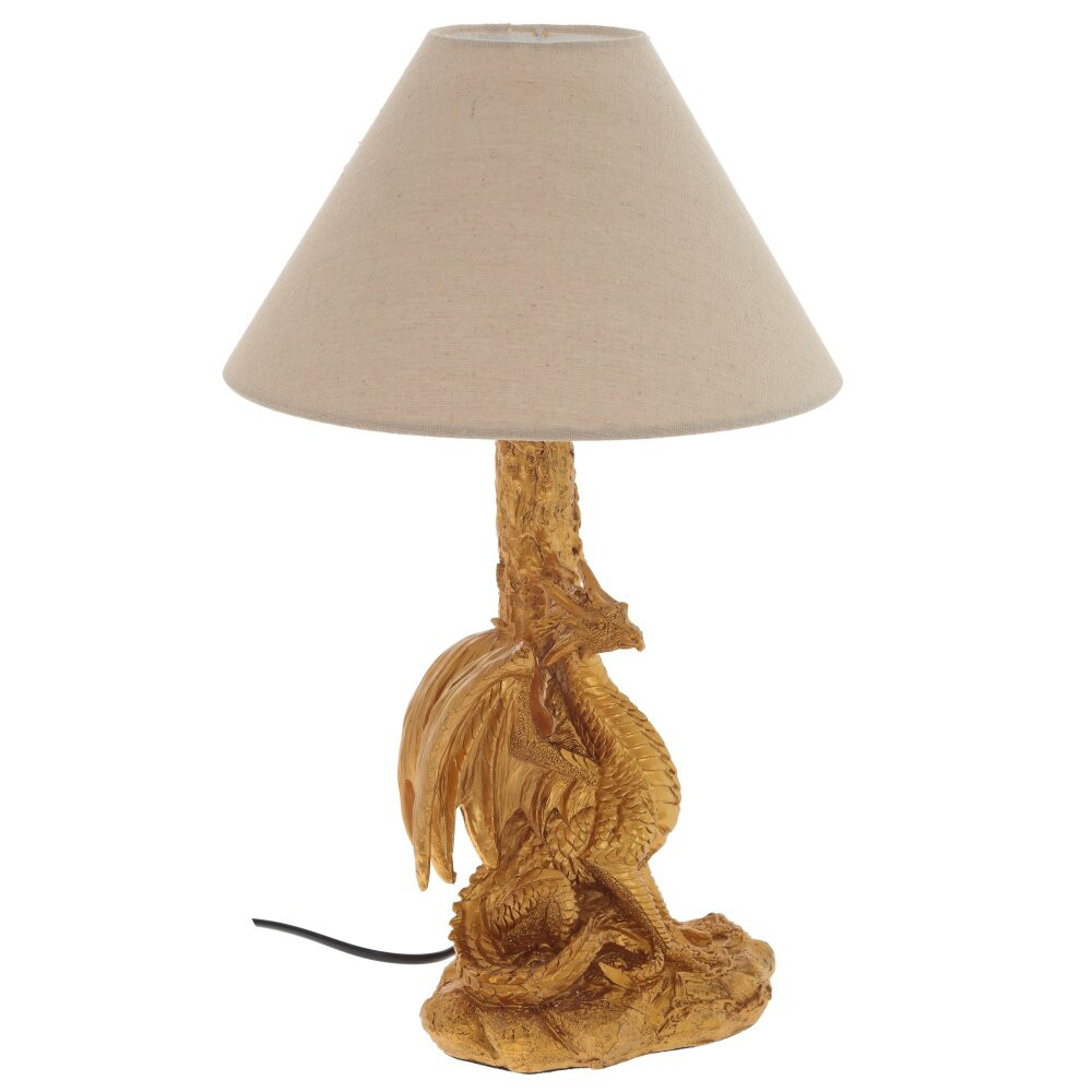 Настольная лампа Дракон Dragon Gold Table Lamp