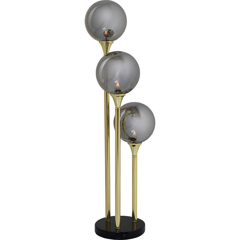Настольная лампа Three Gray Transparent Balls