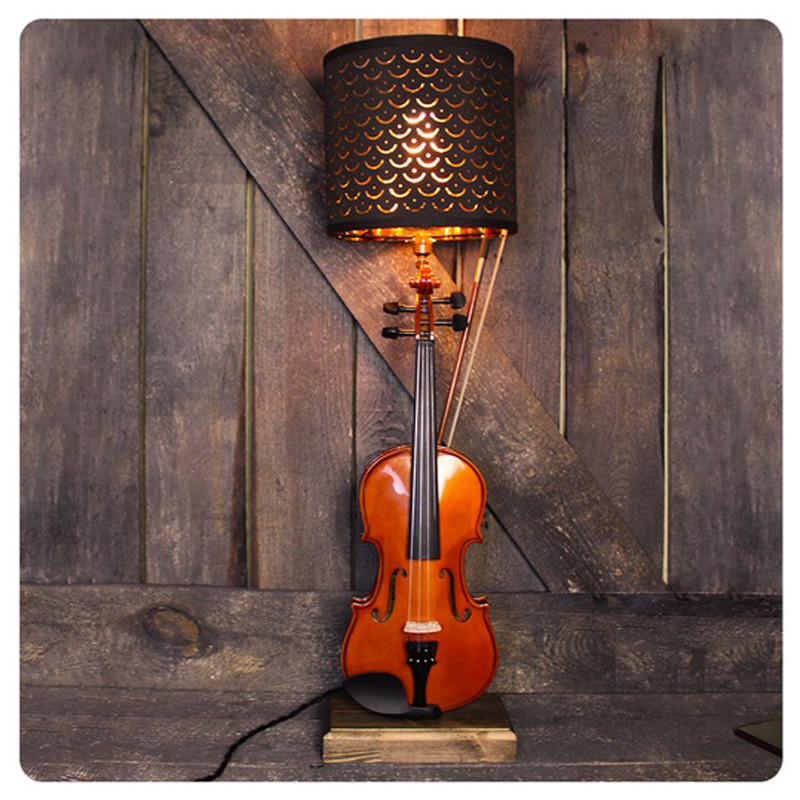 Настольная лампа Violin brown