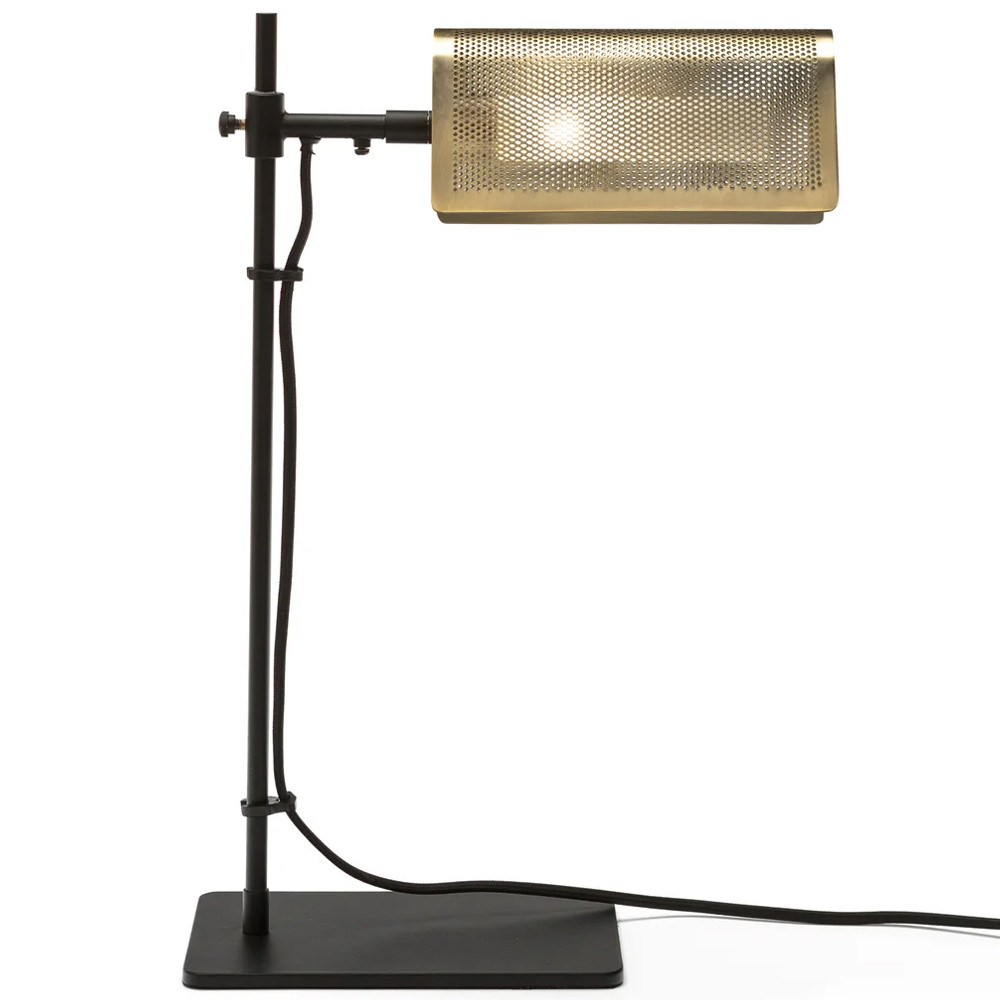 Настольная лампа с плафоном из перфорированного металла Elledge Table Lamp