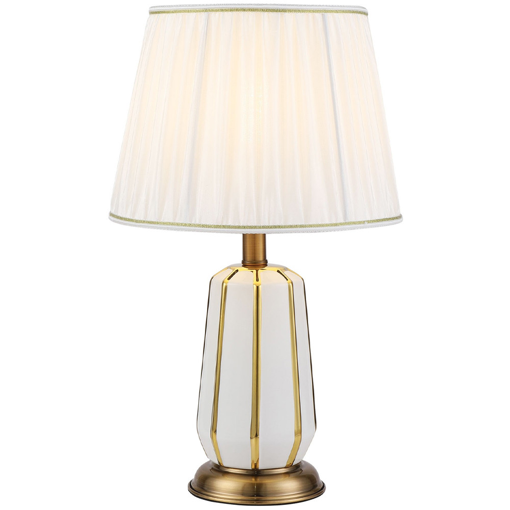 Настольная лампа с абажуром Celestina White Lampshade Table Lamp