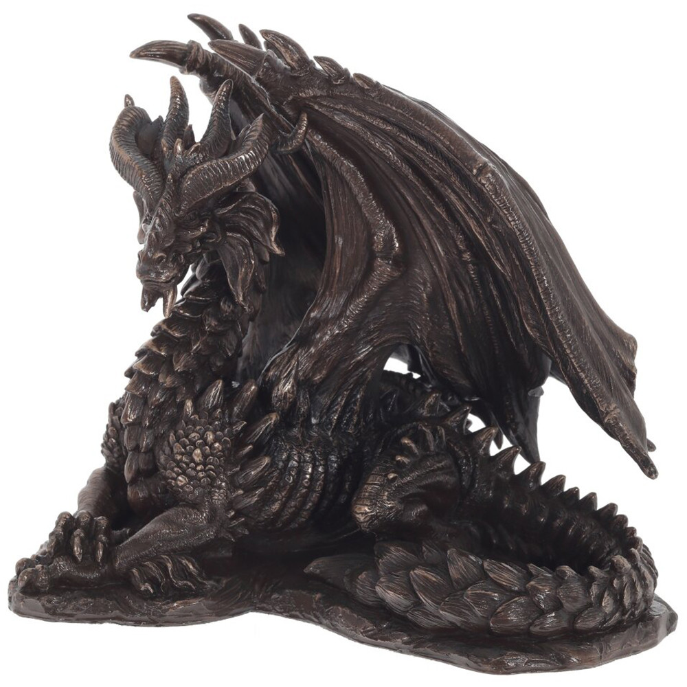Декоративная статуэтка Дракон Dragon Dark Bronze Statuette