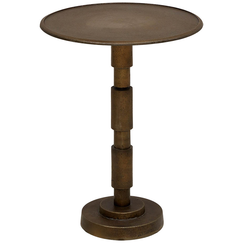 Приставной круглый металлический стол Thanh Side Table