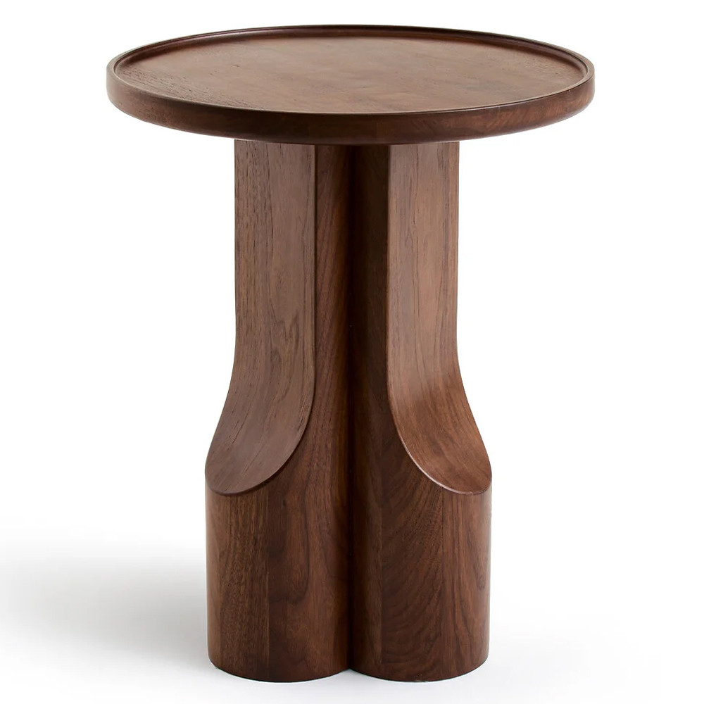 Приставной столик из массива дерева Walnut Triple