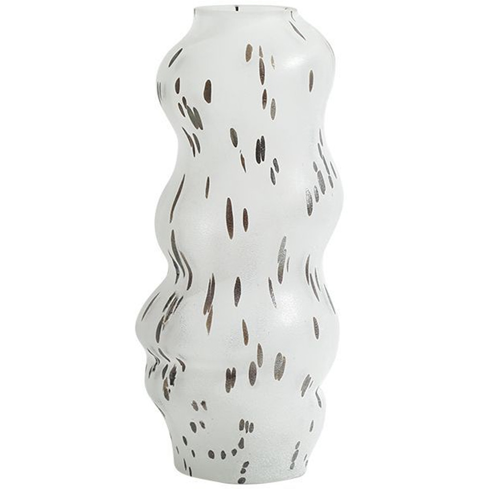 Декоративная ваза из стекла Wavy Glass Vase M