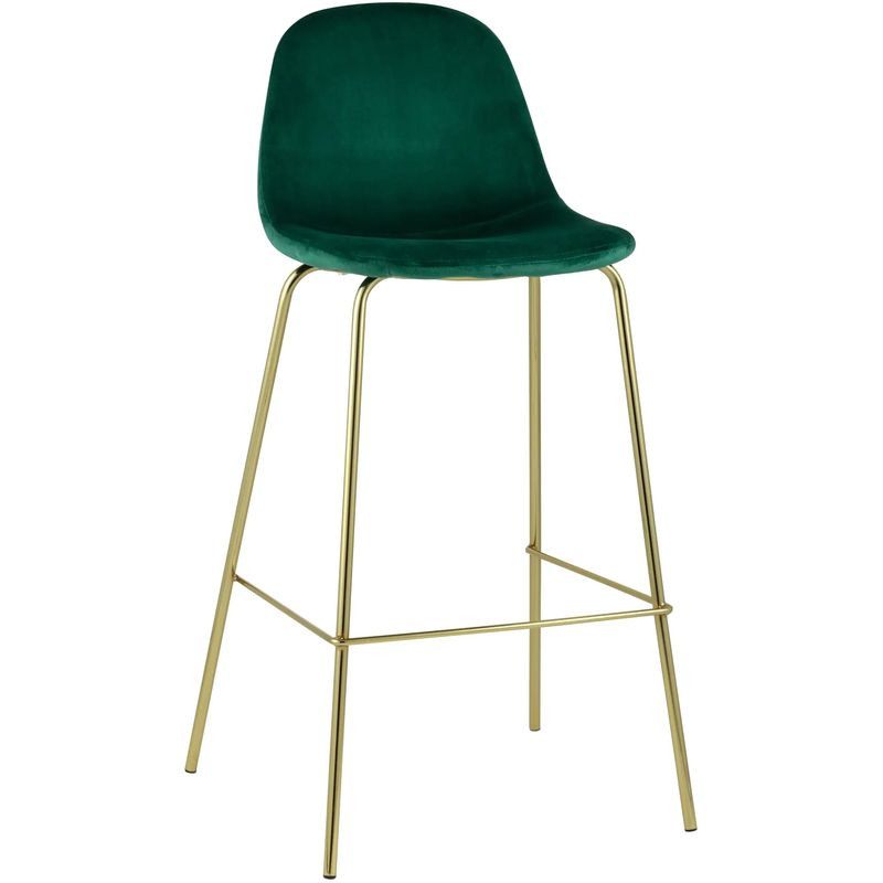 Барный Стул Archie Chair Зеленый Велюр